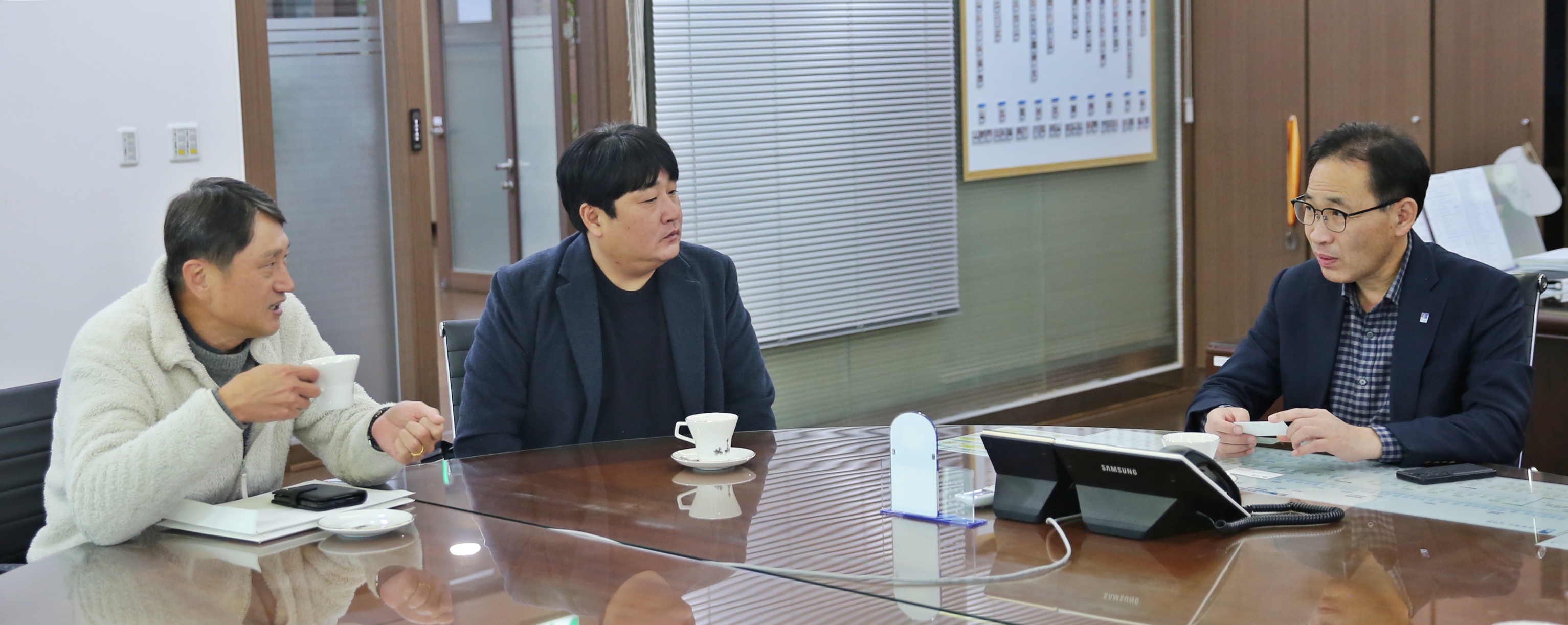 다원 이웃돕기 백미 기부 전달식3번 사진